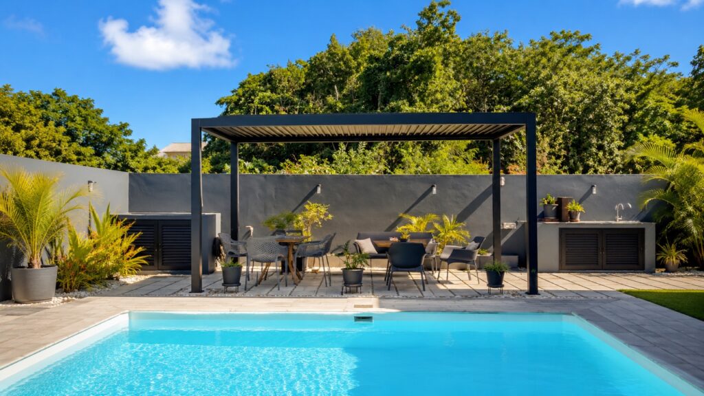 Aluminium Bioclimatic Pergola
